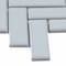 Msi Retro Herringbone Gray 12.2 In. X 10.83 In. X 6 Mm Porcelain Mesh-Mounted Mosaic Tile, 15PK ZOR-MD-0215 - alternate 3